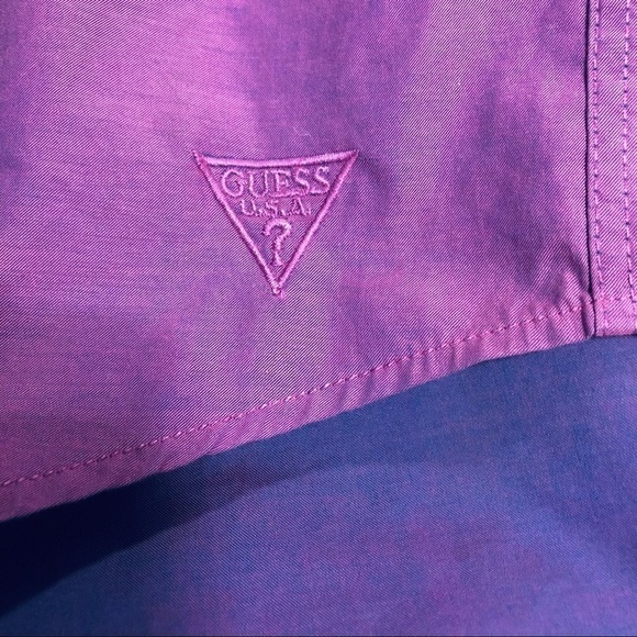 Guess 17 3/4” Size Small Slim Fit Tailored Mens Shirt - Picture 9 of 14